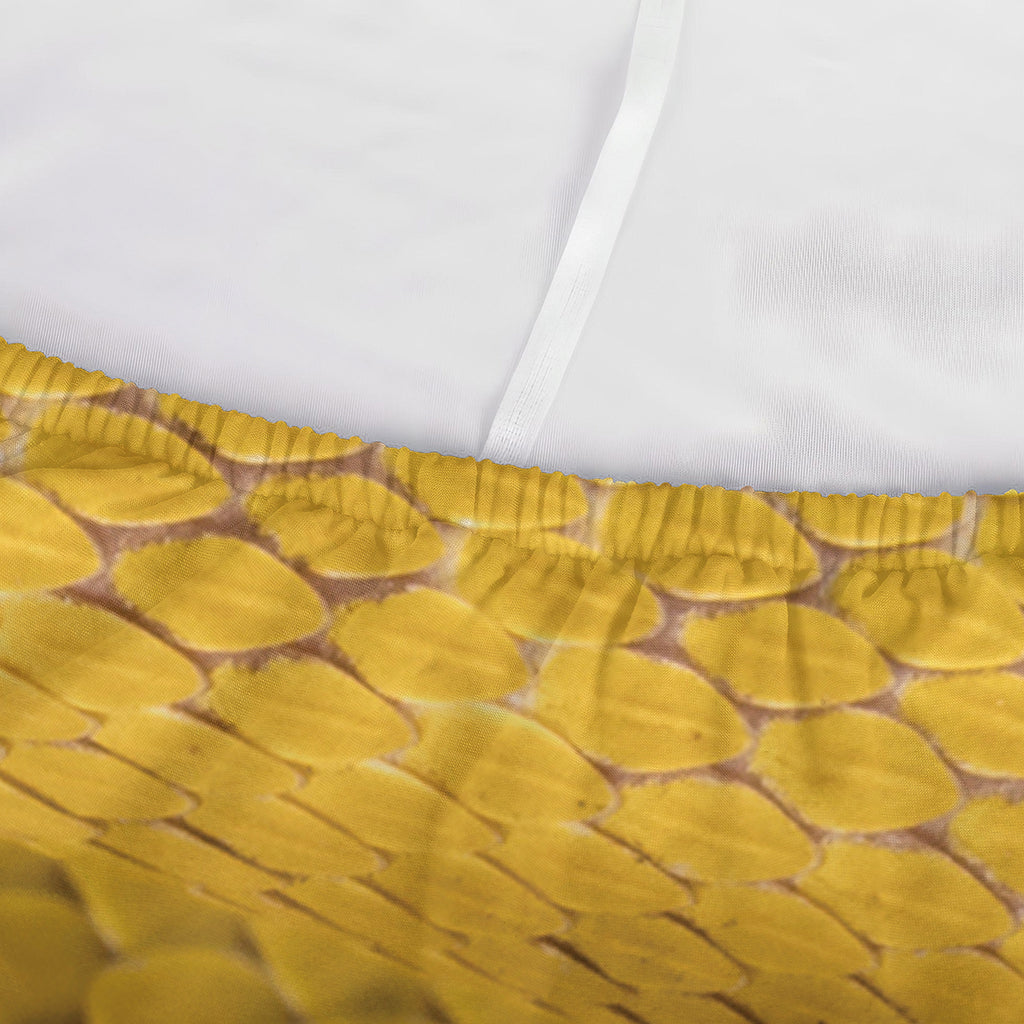 Yellow Snake Print Sofa Cover