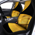 Yellow Snake Print Universal Fit Car Seat Covers