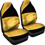 Yellow Snake Print Universal Fit Car Seat Covers