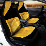 Yellow Snake Print Universal Fit Car Seat Covers