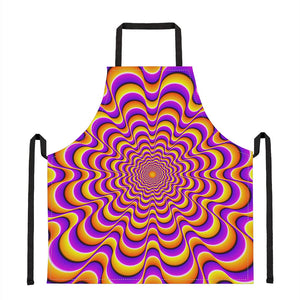 Yellow Splashing Moving Optical Illusion Apron