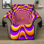 Yellow Splashing Moving Optical Illusion Recliner Protector