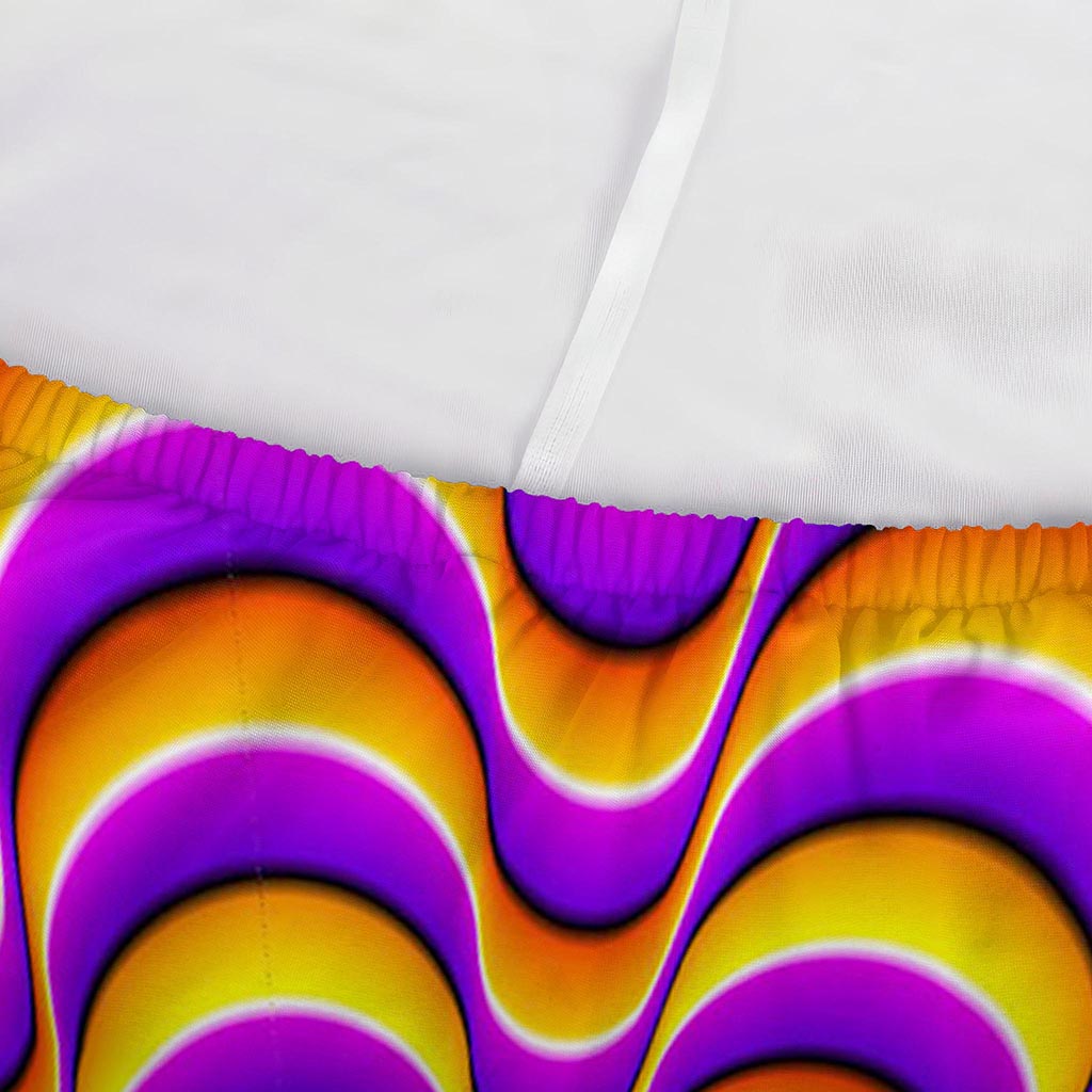 Yellow Splashing Moving Optical Illusion Sofa Cover