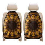 Yellow Spot Kaleidoscope Print Car Seat Organizers