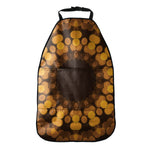 Yellow Spot Kaleidoscope Print Car Seat Organizers