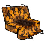 Yellow Spot Kaleidoscope Print Pet Car Back Seat Cover