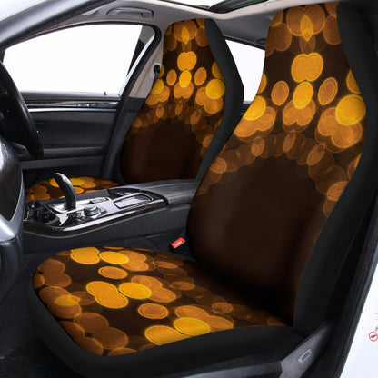 Yellow Spot Kaleidoscope Print Universal Fit Car Seat Covers