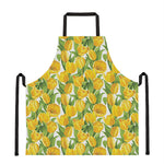 Yellow Spring Tulip Pattern Print Apron