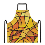 Yellow Stained Glass Mosaic Print Apron