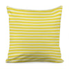 Yellow Striped Pattern Print Pillow Cover
