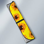 Yellow Sunflower Pattern Print Car Sun Shade GearFrost