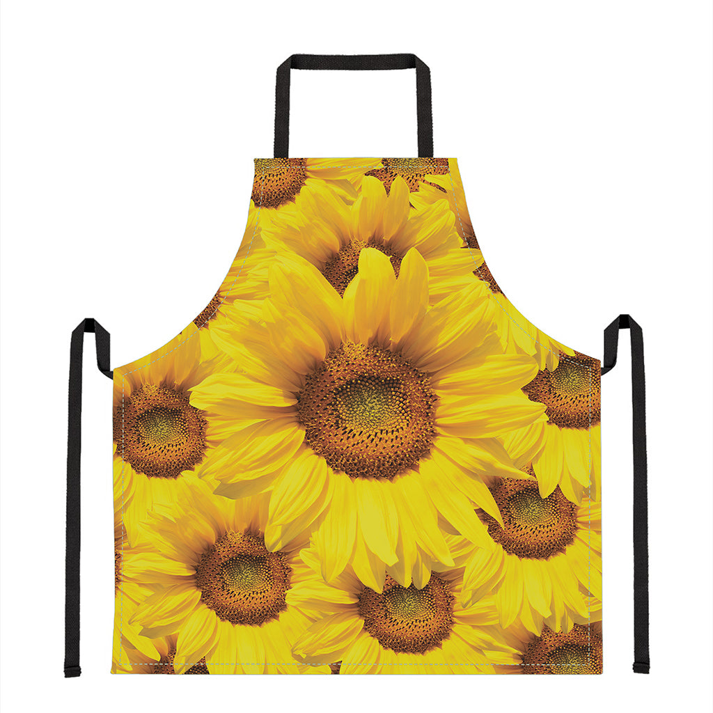 Yellow Sunflower Print Apron