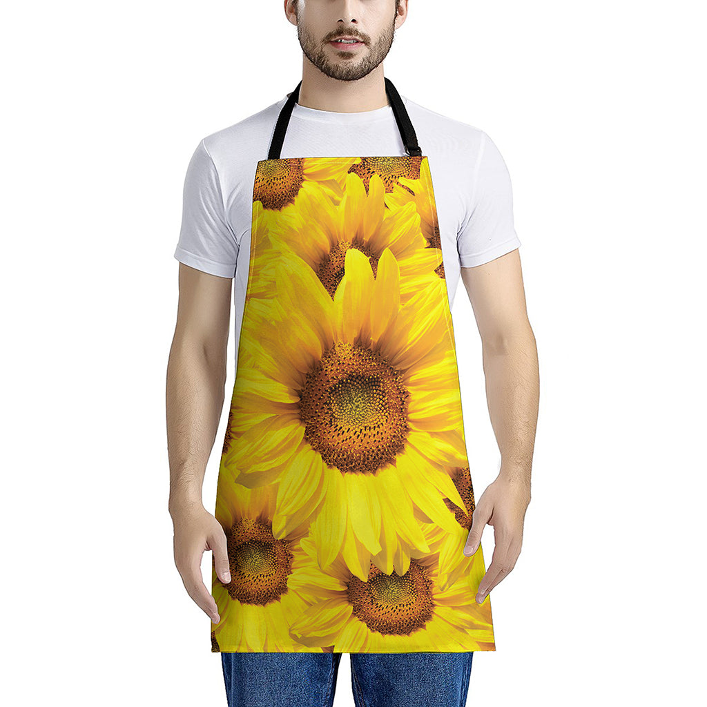 Yellow Sunflower Print Apron