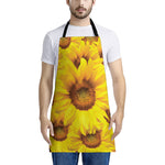 Yellow Sunflower Print Apron