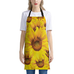 Yellow Sunflower Print Apron