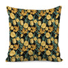 Yellow Tulip Floral Pattern Print Pillow Cover