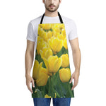 Yellow Tulip Print Apron