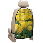 Yellow Tulip Print Car Seat Organizers