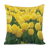 Yellow Tulip Print Pillow Cover