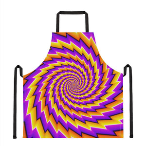 Yellow Twisted Moving Optical Illusion Apron