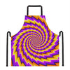 Yellow Twisted Moving Optical Illusion Apron