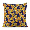 Yellow Watercolor Lily Pattern Print Pillow Cover