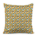 Yellow Watercolor Rose Print Pillow Cover