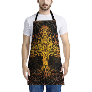 Yggdrasil Tree Of Life Print Apron