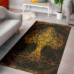 Yggdrasil Tree Of Life Print Area Rug