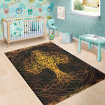 Yggdrasil Tree Of Life Print Area Rug