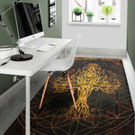 Yggdrasil Tree Of Life Print Area Rug