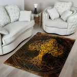 Yggdrasil Tree Of Life Print Area Rug