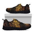 Yggdrasil Tree Of Life Print Black Running Shoes