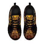 Yggdrasil Tree Of Life Print Black Sneakers