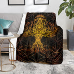 Yggdrasil Tree Of Life Print Blanket