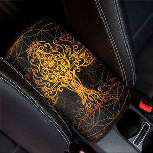 Yggdrasil Tree Of Life Print Car Center Console Cover