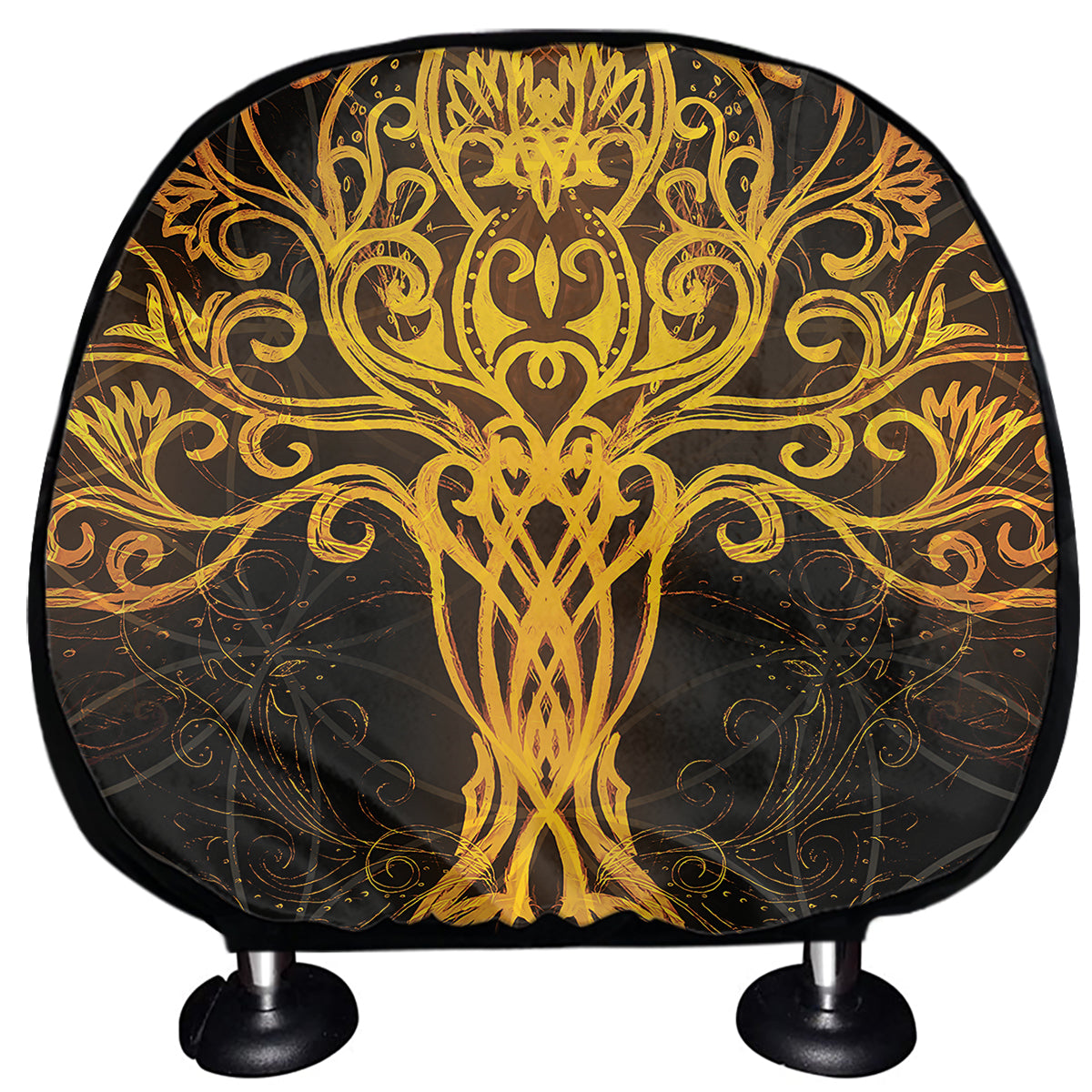 Yggdrasil Tree Of Life Print Car Headrest Covers