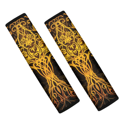 Yggdrasil Tree Of Life Print Car Seat Belt Covers