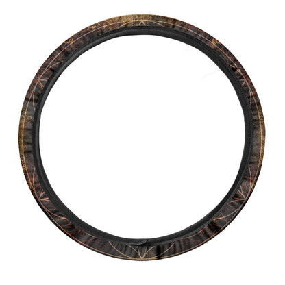 Yggdrasil Tree Of Life Print Car Steering Wheel Cover