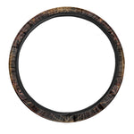 Yggdrasil Tree Of Life Print Car Steering Wheel Cover