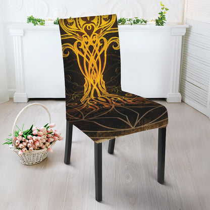 Yggdrasil Tree Of Life Print Dining Chair Slipcover