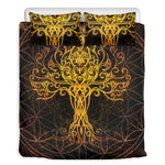 Yggdrasil Tree Of Life Print Duvet Cover Bedding Set