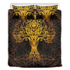 Yggdrasil Tree Of Life Print Duvet Cover Bedding Set