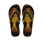 Yggdrasil Tree Of Life Print Flip Flops
