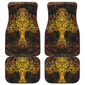 Yggdrasil Tree Of Life Print Front and Back Car Floor Mats
