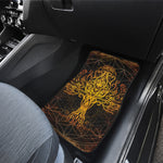 Yggdrasil Tree Of Life Print Front and Back Car Floor Mats
