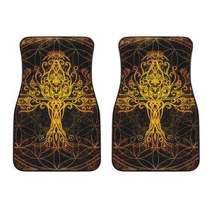 Yggdrasil Tree Of Life Print Front Car Floor Mats