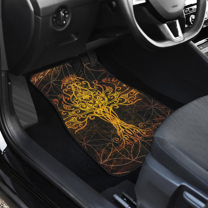 Yggdrasil Tree Of Life Print Front Car Floor Mats