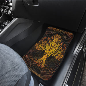 Yggdrasil Tree Of Life Print Front Car Floor Mats