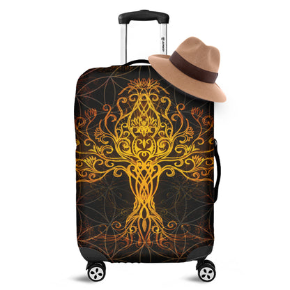 Yggdrasil Tree Of Life Print Luggage Cover